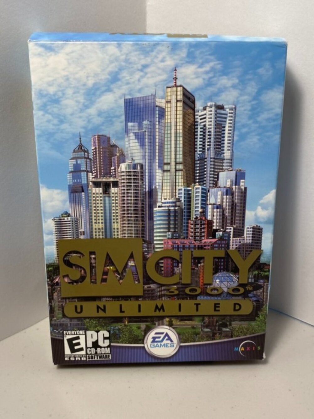 SimCity 3000 Unlimited (PC, 2001, EA/MAXIS) Big Box w/ PC CD-ROM + InstallGuide